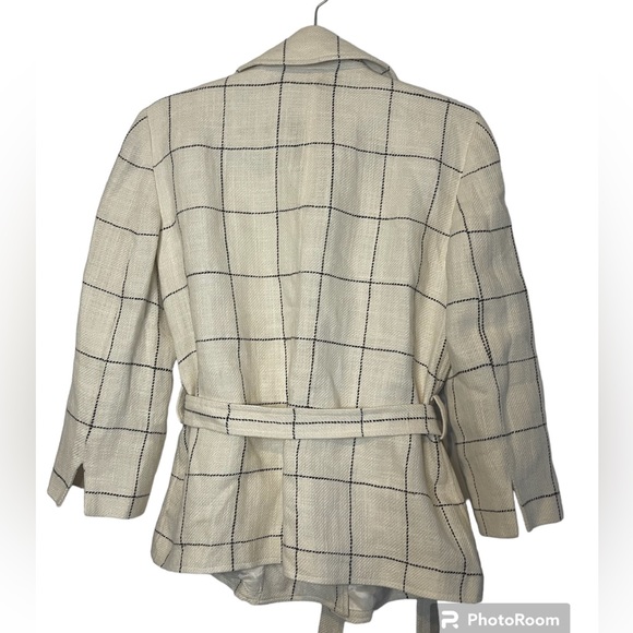 Ralph Lauren Linen Plaid Jacket - Size Medium - Picture 2 of 3